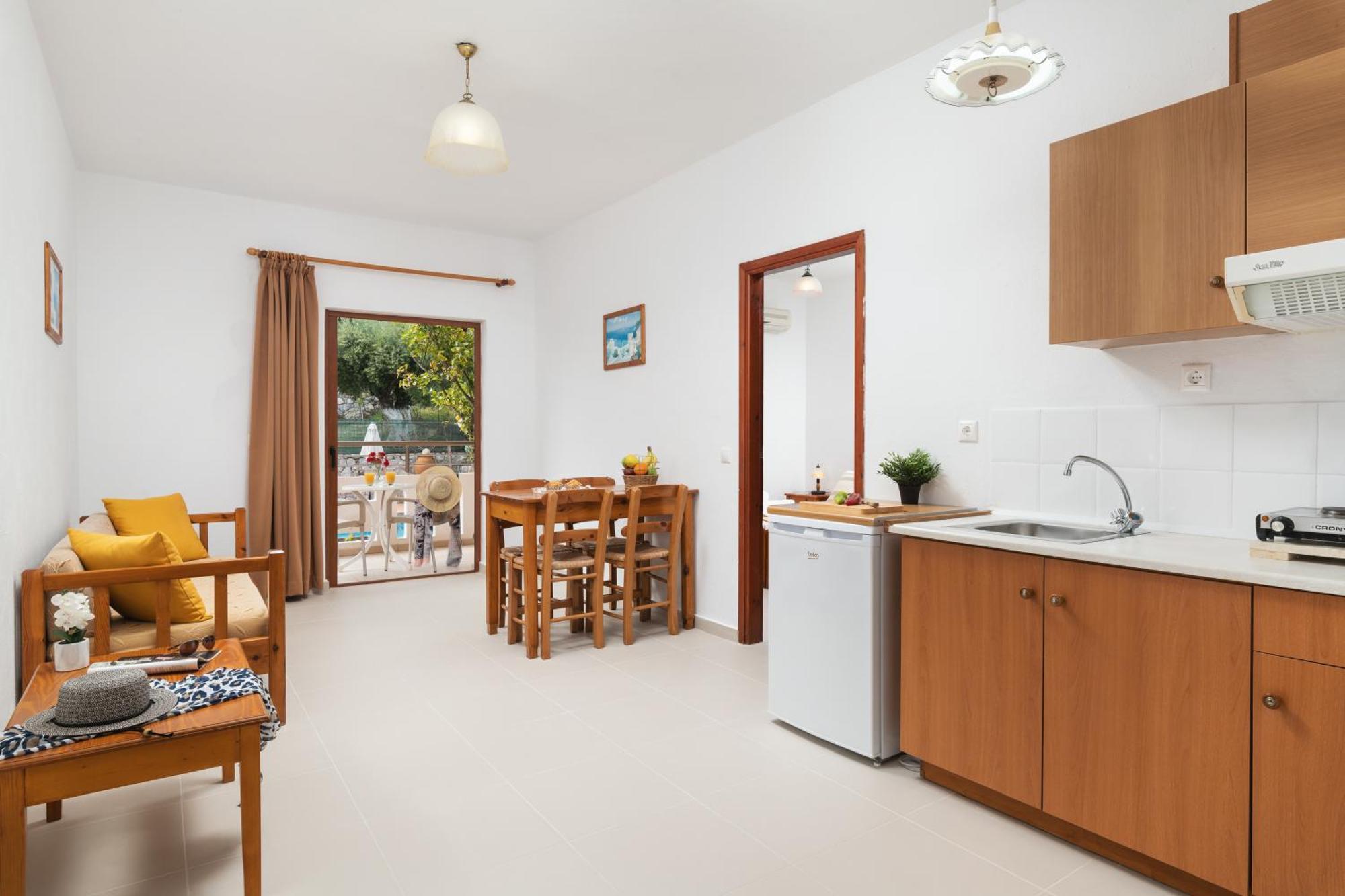 Aphrodite Apartments Kalyves Dış mekan fotoğraf