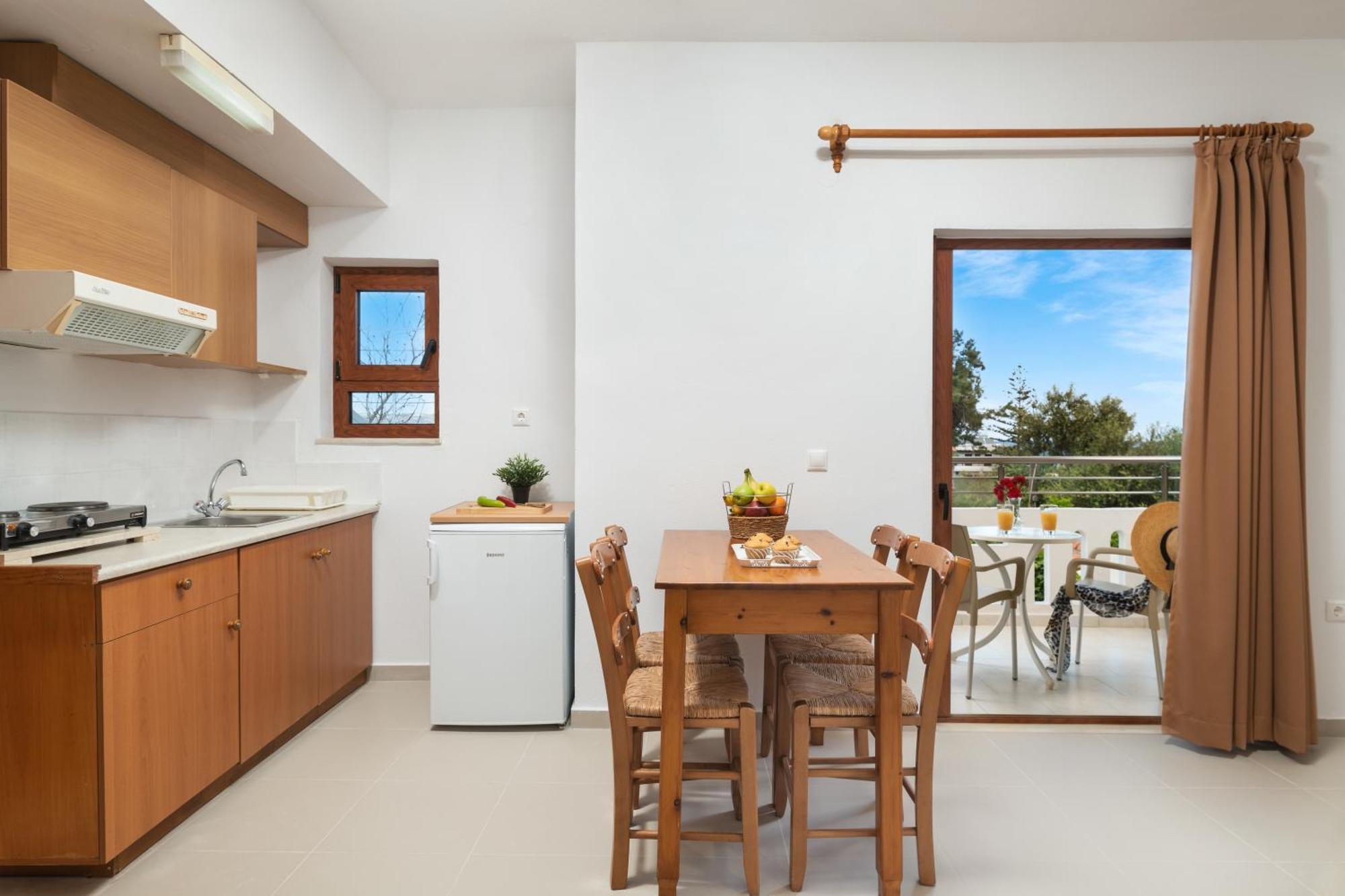 Aphrodite Apartments Kalyves Dış mekan fotoğraf