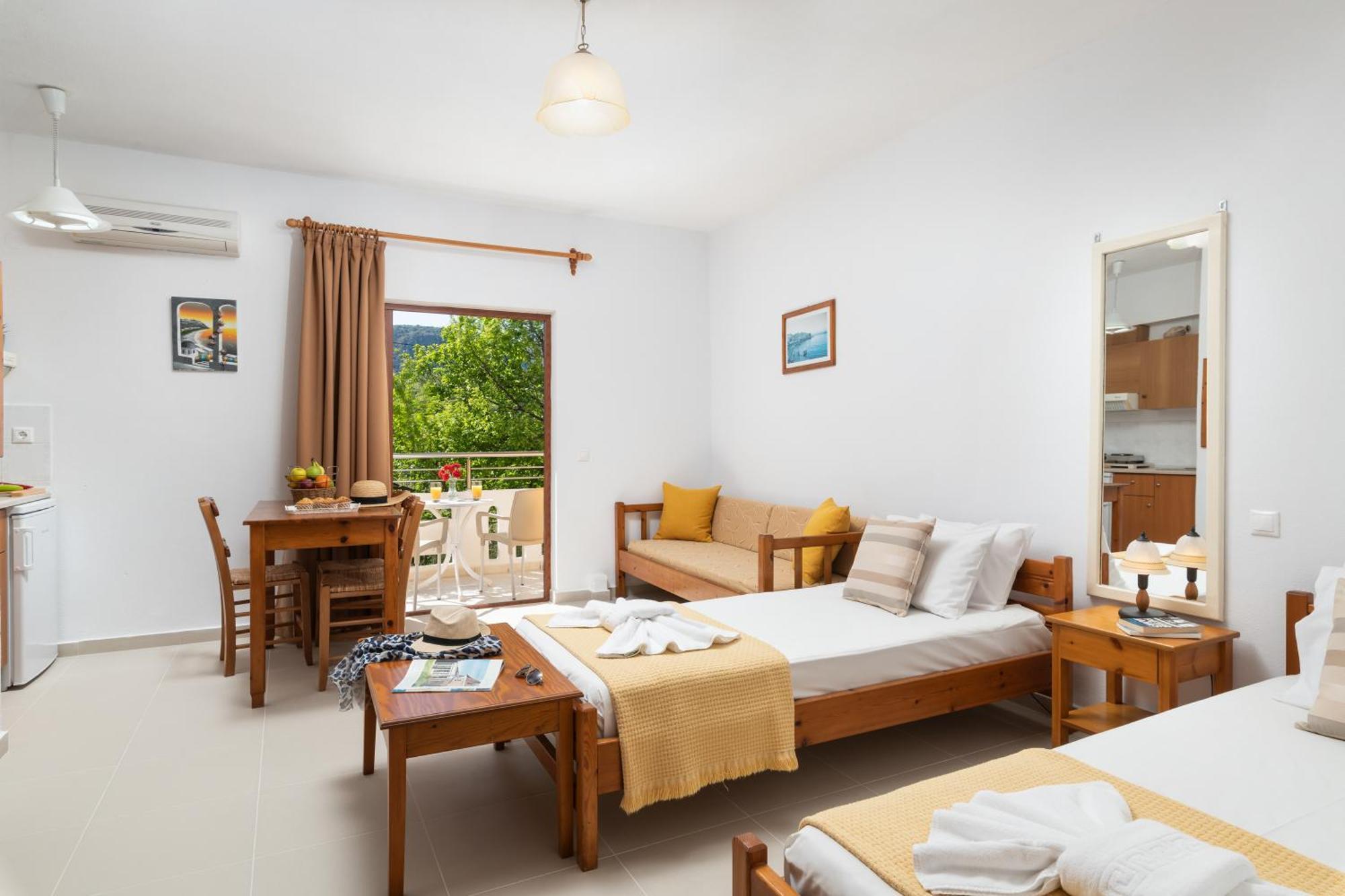 Aphrodite Apartments Kalyves Dış mekan fotoğraf