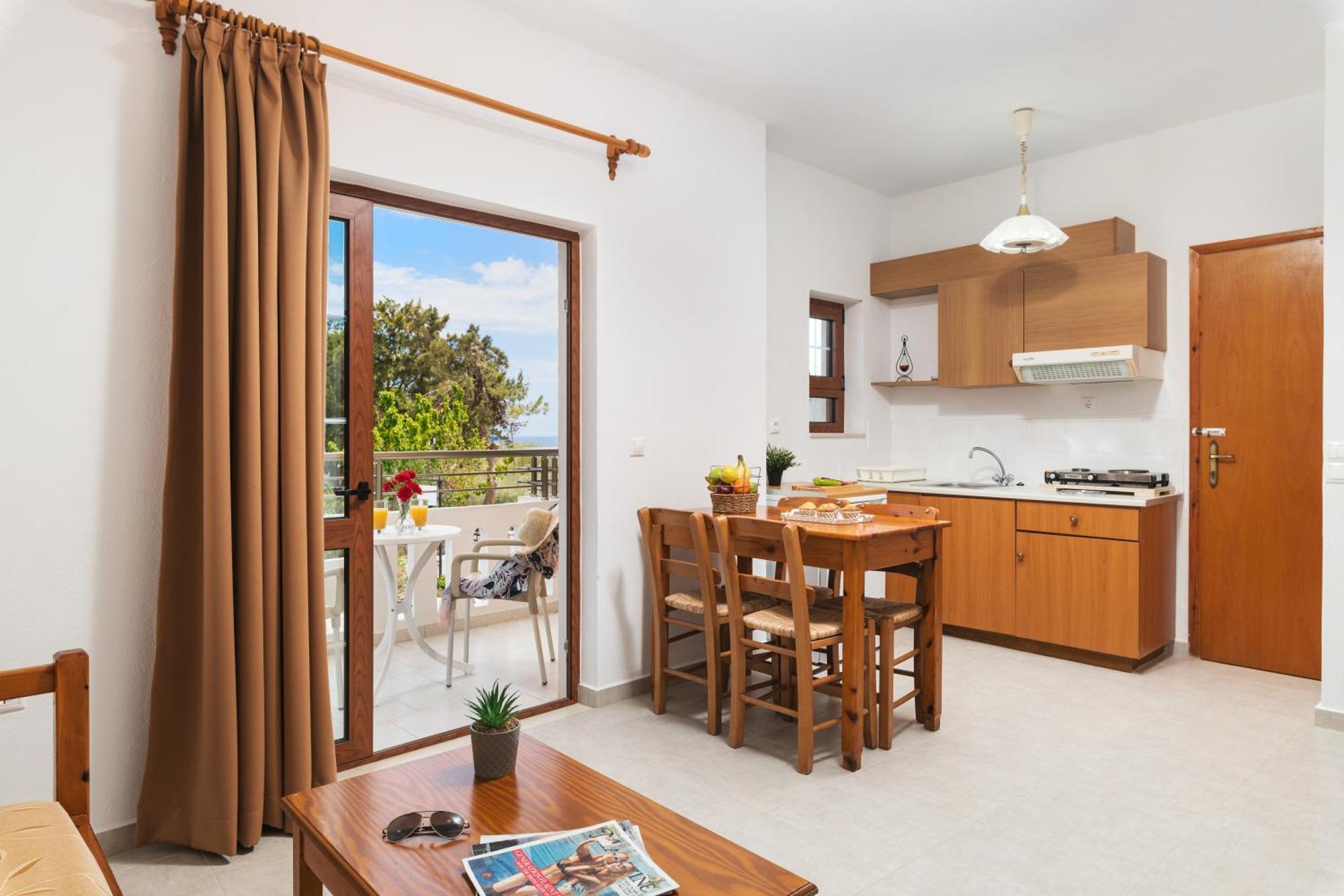 Aphrodite Apartments Kalyves Dış mekan fotoğraf